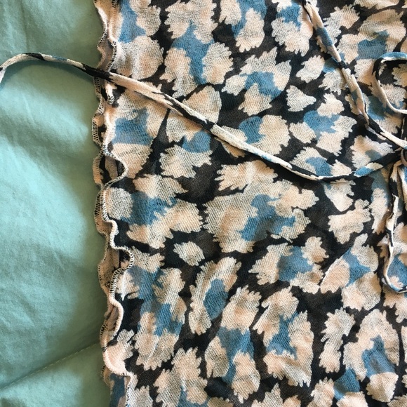 Diane von Furstenberg Silk Print Blouse - Picture 6 of 6